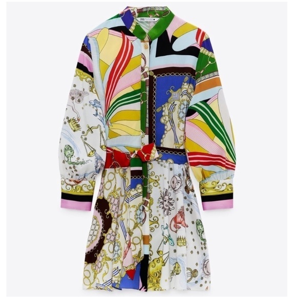 Zara Dresses & Skirts - Zara Chain Print Dress